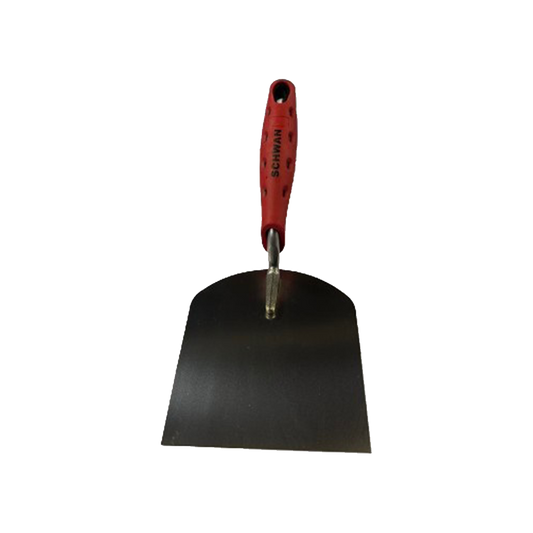 SCHWAN 6160510 Stukkateurspachtel 100 mm rostfrei mit Softgriff Gipserspachtel